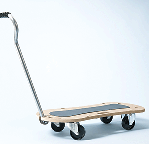 Plateau rouleur avec poignée