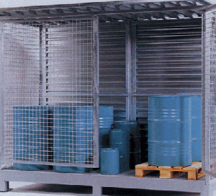Conteneurs grillagés