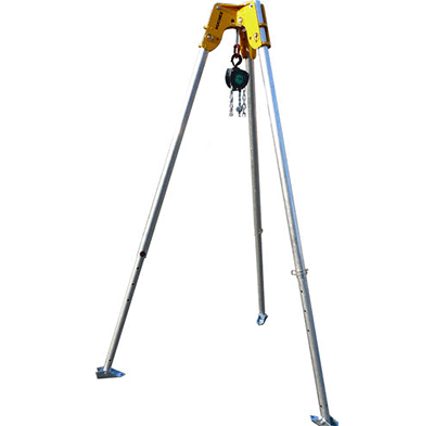 Tripodes télescopiques aluminium de 500 kg à 3 tonnes - WEB