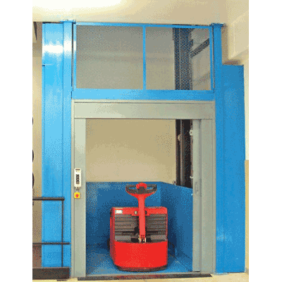 Table élévatrice sur colonne