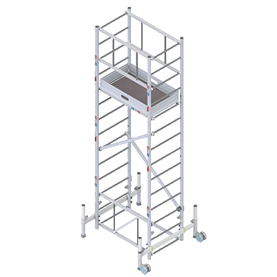 Echafaudage valise aluminium