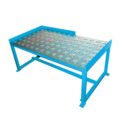 Table à billes-Type PB A, billes acier Ø 25, 4 mm, force 50 kg