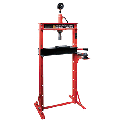 Scies à ruban, poste de nettoyage, presse hydraulique