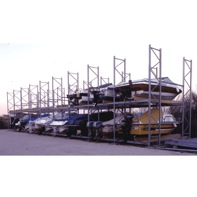 Rayonnages à palettes pour bateaux