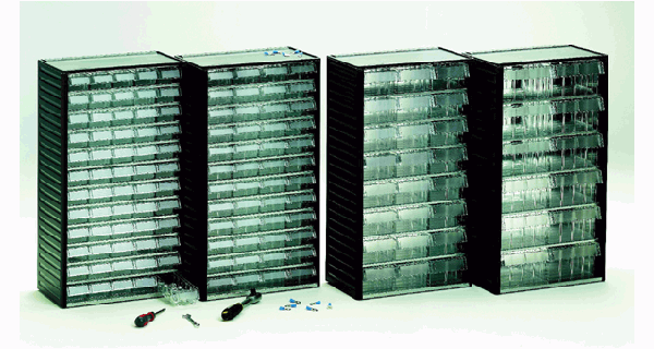 Supports pour bloc-tiroirs basculants