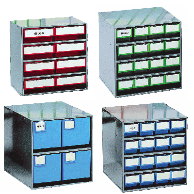 Armoires à bacs divisibles H 395 mm