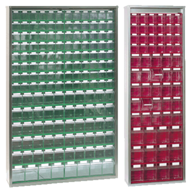 Armoires avec bloc-tiroirs basculants